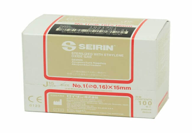 Seirin J-Type Needles #1 0.16mm x 15mm